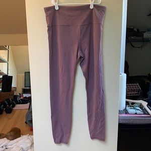 Athleta high rise elation right in light purple